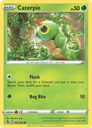 Caterpie 001 SWSH08 Fusion Strike - Common