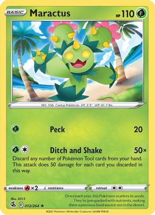 Maractus 012 SWSH08 Fusion Strike - Rare