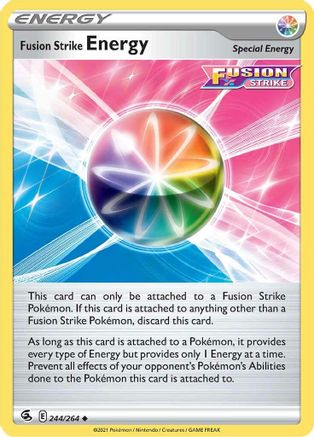 Fusion Strike Energy 244 SWSH08 Fusion Strike - Uncommon