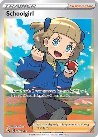 Schoolgirl (Full Art) 262 - Holofoil SWSH08 Fusion Strike - Ultra Rare