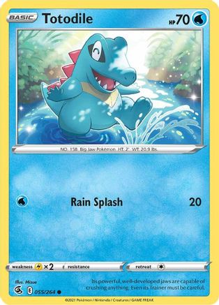 Totodile 055 SWSH08 Fusion Strike - Common