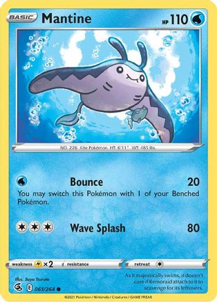 Mantine 061 SWSH08 Fusion Strike - Common