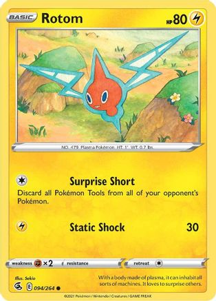 Rotom 094 SWSH08 Fusion Strike - Common