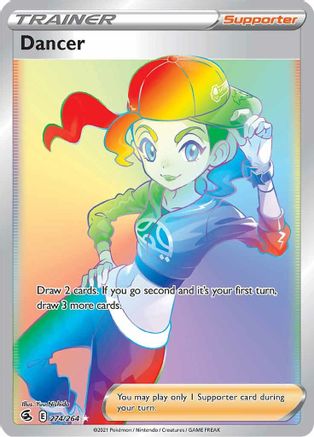 Dancer (Secret) 274 - Holofoil SWSH08 Fusion Strike - Secret Rare