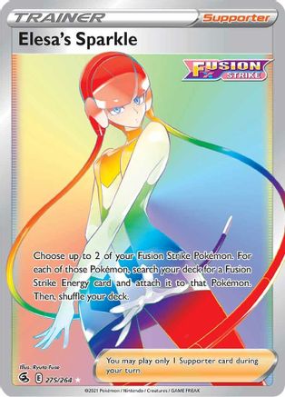 Elesa's Sparkle (Secret) 275 - Holofoil SWSH08 Fusion Strike - Secret Rare