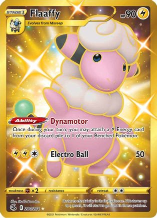 Flaaffy (Secret) 280 - Holofoil SWSH08 Fusion Strike - Secret Rare