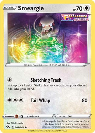 Smeargle 209 SWSH08 Fusion Strike - Common