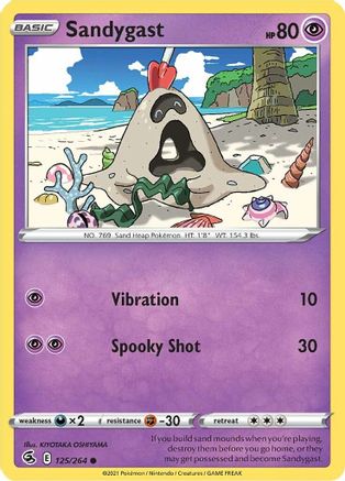 Sandygast 125 SWSH08 Fusion Strike - Common