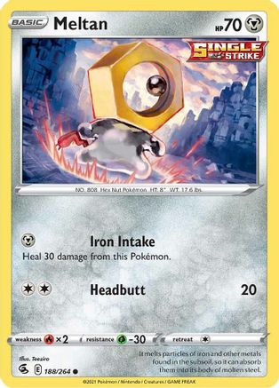 Meltan 188 SWSH08 Fusion Strike - Common