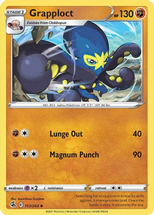 Grapploct 153 SWSH08 Fusion Strike - Uncommon