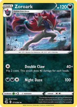 Zoroark 171 SWSH08 Fusion Strike - Uncommon