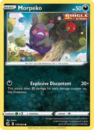 Morpeko (179) (179) 179 SWSH08 Fusion Strike - Common