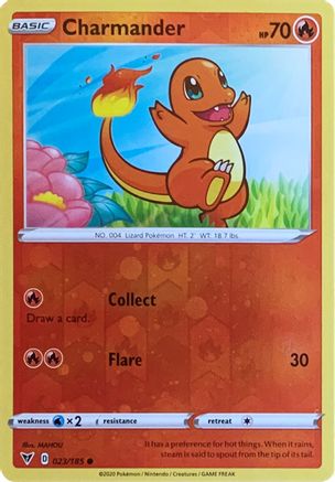 Charmander (Reverse Cosmos Holo) 023/185 - Reverse Holofoil Miscellaneous Cards & Products - Promo