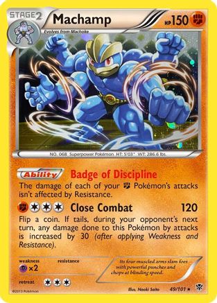 Machamp - 49/101 (Cosmos Holo)/101 - Holofoil Blister Exclusives - Promo