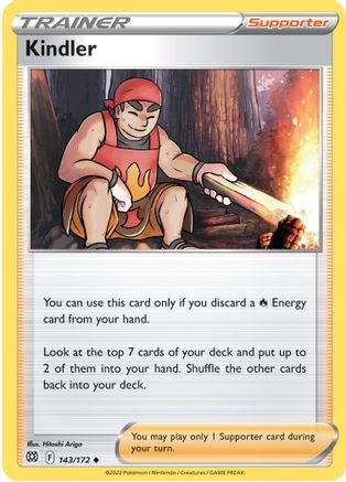 Kindler 143 - Reverse Holofoil SWSH09 Brilliant Stars - Uncommon