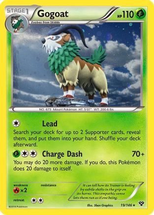 Gogoat - 19/146 (Cosmos Holo)/146 - Holofoil Blister Exclusives - Promo