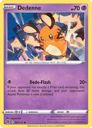 Dedenne 067 SWSH09 Brilliant Stars - Common
