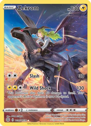 Zekrom TG05 - Holofoil SWSH09 Brilliant Stars Trainer Gallery - Ultra Rare