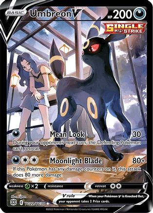 Umbreon V TG22 - Holofoil SWSH09 Brilliant Stars Trainer Gallery - Ultra Rare