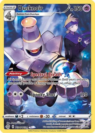 Dusknoir TG06 - Holofoil SWSH09 Brilliant Stars Trainer Gallery - Ultra Rare