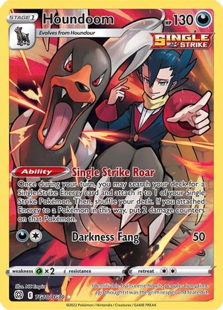 Houndoom TG10 - Holofoil SWSH09 Brilliant Stars Trainer Gallery - Ultra Rare