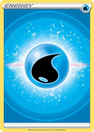 Water Energy (2022 Unnumbered) - Reverse Holofoil SWSH09 Brilliant Stars - Common