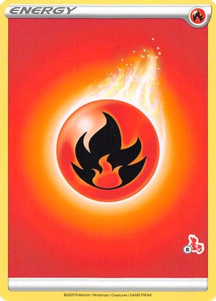 Fire Energy (#8 Cinderace Stamped) Battle Academy 2022 - Promo