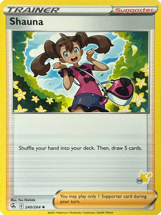 Shauna - 240/264 (#59 Pikachu Stamped)/264 Battle Academy 2022 - Promo