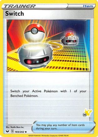 Switch - 183/202 (#36 Pikachu Stamped)/202 Battle Academy 2022 - Promo