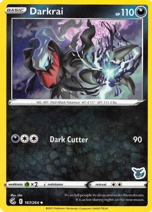 Darkrai (Eevee Stamped) 167/264 Battle Academy 2022 - Promo