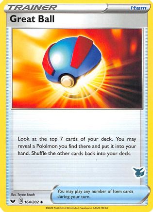Great Ball - 164/202 (Eevee Stamped)/202 Battle Academy 2022 - Promo