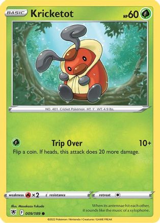 Kricketot 009 SWSH10 Astral Radiance - Common