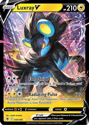 Luxray V 050 - Holofoil SWSH10 Astral Radiance - Ultra Rare