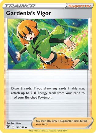 Gardenia's Vigor 143 - Reverse Holofoil SWSH10 Astral Radiance - Uncommon