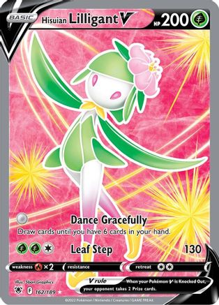 Hisuian Lilligant V (Full Art) 162 - Holofoil SWSH10 Astral Radiance - Ultra Rare