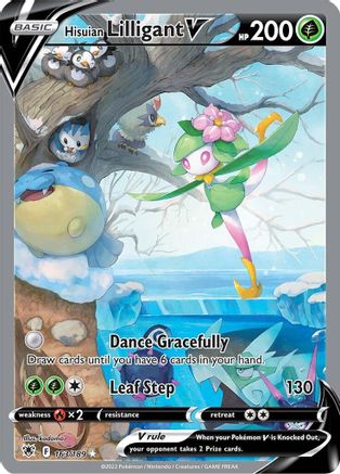 Hisuian Lilligant V (Alternate Full Art) 163 - Holofoil SWSH10 Astral Radiance - Ultra Rare