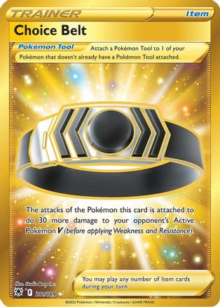 Choice Belt (Secret) 211 - Holofoil SWSH10 Astral Radiance - Secret Rare