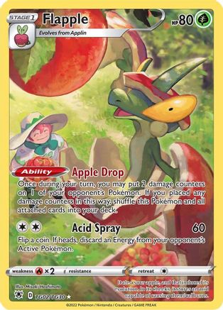 Flapple TG02 - Holofoil SWSH10 Astral Radiance Trainer Gallery - Ultra Rare