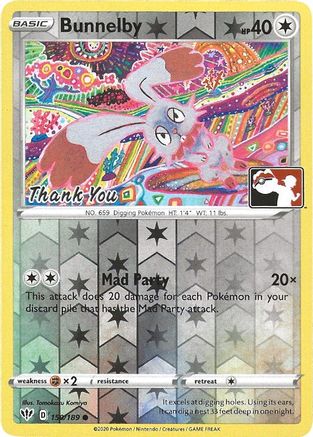 Bunnelby (Thank You Promo) 150/189 - Reverse Holofoil Miscellaneous Cards & Products - Promo