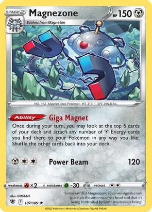 Magnezone - 107/189/189 Deck Exclusives - Rare