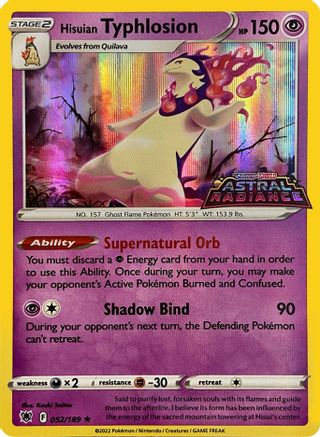 Hisuian Typhlosion (GameStop Exclusive) 052/189 - Holofoil Miscellaneous Cards & Products - Promo