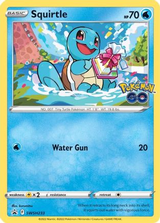 Squirtle SWSH233 - Holofoil SWSH Sword & Shield Promo Cards - Promo