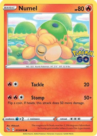 Numel 013 Pokemon GO - Common