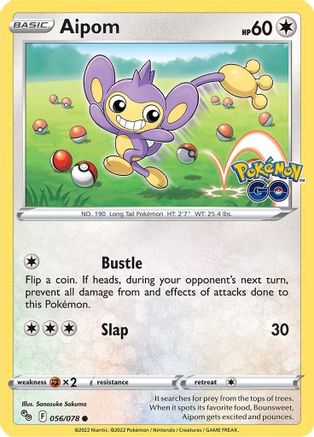 Aipom 056 Pokemon GO - Common