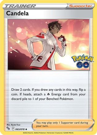 Candela 065 - Reverse Holofoil Pokemon GO - Uncommon