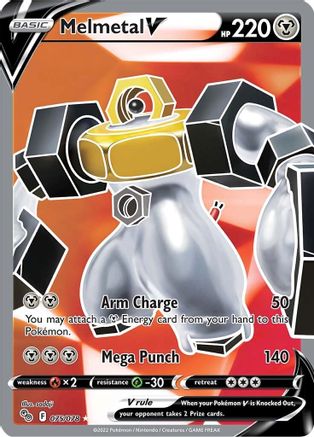 Melmetal V (Full Art) 075 - Holofoil Pokemon GO - Ultra Rare