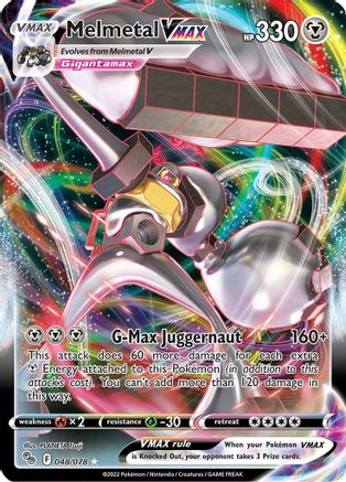 Melmetal VMAX 048 - Holofoil Pokemon GO - Ultra Rare