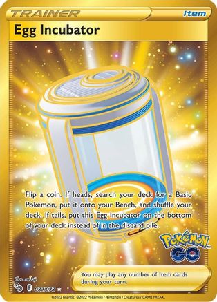 Egg Incubator (Secret) 087 - Holofoil Pokemon GO - Secret Rare