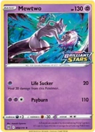 Mewtwo (Brilliant Stars Stamped) 056/172 - Holofoil Miscellaneous Cards & Products - Promo
