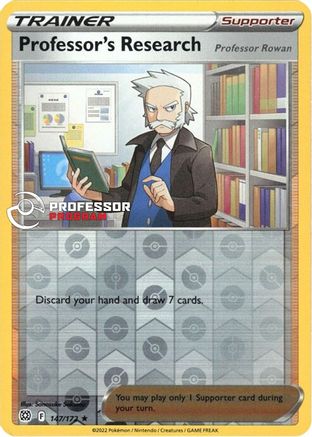 Professor's Research - 147/172 (2021)/172 - Reverse Holofoil Professor Program Promos - Promo
